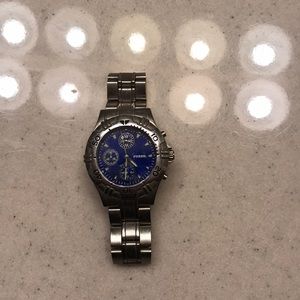 Royal blue Fossil watch
